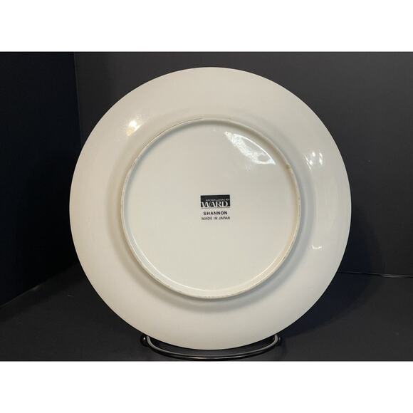 Montgomery Ward Shannon Japan Fine China Salad Plates 7½″ Set of 7 White Silver - Picture 11 of 16